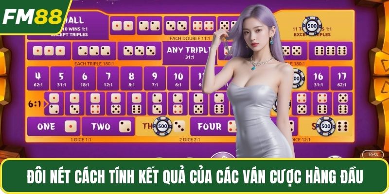 Đôi nét cách tính kết quả của các ván cược hàng đầu