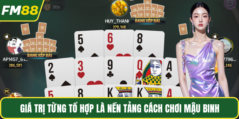 Giá trị từng tổ hợp là nền tảng cách chơi Mậu Binh